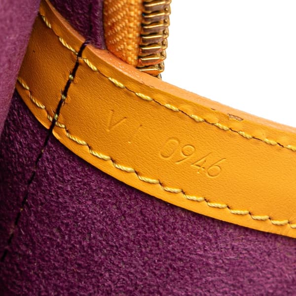 Pre-owned Louis Vuitton Epi Lussac Yellow