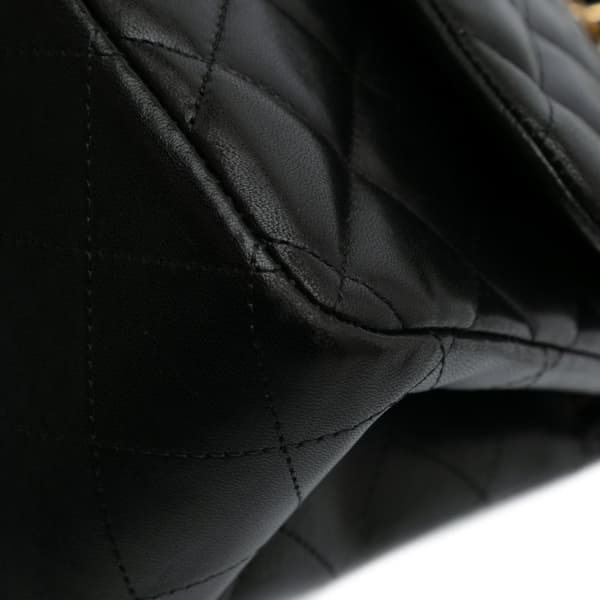 Pre-owned Chanel Jumbo Classic Lambskin Double Flap Black