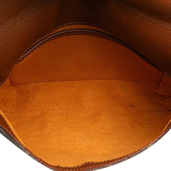 Pre-owned Louis Vuitton Monogram Musette Tango Short Strap Brown