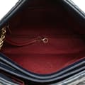 Miniatyrbilde 5 av 10: Pre-owned Chanel Large Lambskin Just Mademoiselle Bowler Bag Blue
