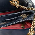 Miniatyrbilde 10 av 10: Pre-owned Chanel Large Lambskin Just Mademoiselle Bowler Bag Blue