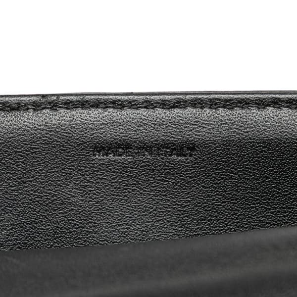 Pre-owned Celine Matelasse Goatskin Monochrome Chain Shoulder Bag Black