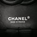 Miniatyrbillede 5 af 10: Pre-owned Chanel Medium Classic Wool Herringbone Double Flap White