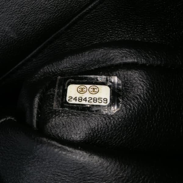 Pre-owned Chanel Medium Classic Wool Herringbone Double Flap White