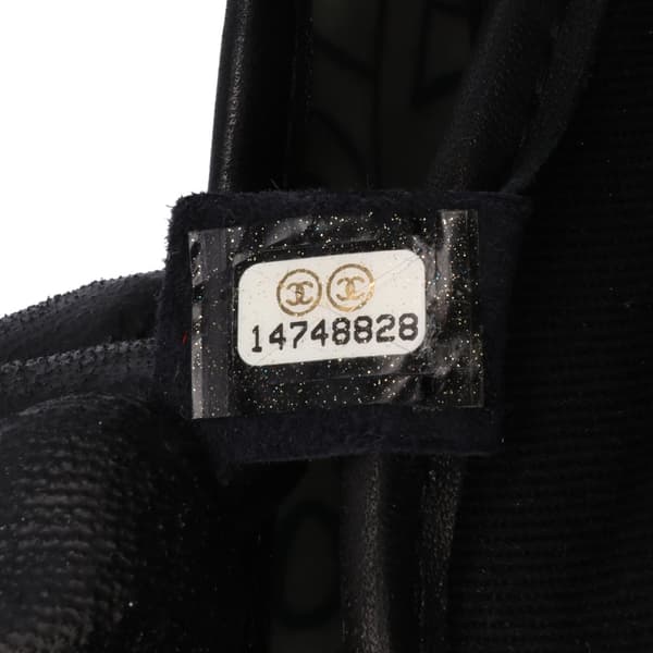 Pre-owned Chanel Medium PVC and Tweed Patchwork Single Flap White