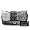 Pikkukuva 9 / 9: Pre-owned Chanel Medium PVC and Tweed Patchwork Single Flap White