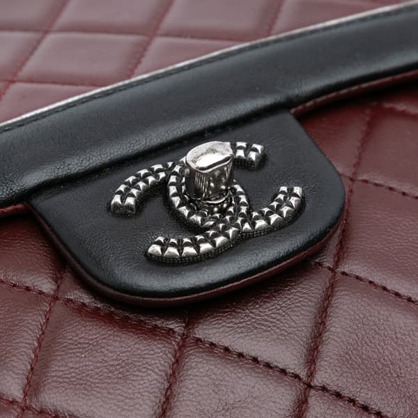 Pre-owned Chanel Paris Salzburg Medium Lambskin Tyrolean Flap Red