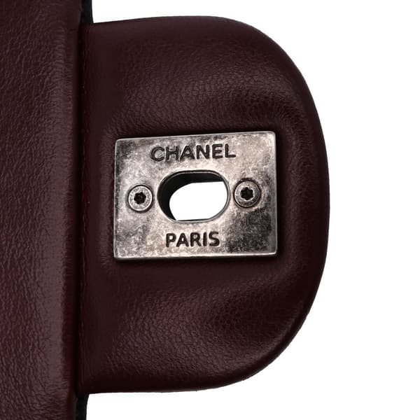 Pre-owned Chanel Paris Salzburg Medium Lambskin Tyrolean Flap Red