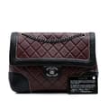 Miniatyrbild 10 av 10: Pre-owned Chanel Paris Salzburg Medium Lambskin Tyrolean Flap Red