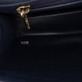 Miniatyrbillede 6 af 10: Pre-owned Chanel Medium Woven Jersey Single Flap Blue