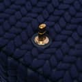 Miniatyrbillede 7 af 10: Pre-owned Chanel Medium Woven Jersey Single Flap Blue