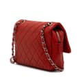 Miniatyrbild 2 av 10: Pre-owned Chanel Medium Quilted Caviar Easy Flap Orange