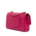 Miniatyrbild 2 av 10: Pre-owned Chanel Medium Classic Lambskin Double Flap Pink