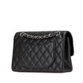 Miniatyrbild 2 av 10: Pre-owned Chanel Medium Classic Caviar Double Flap Black