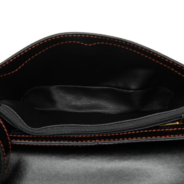 Pre-owned Yves Saint Laurent Leather Shoulder Bag Black