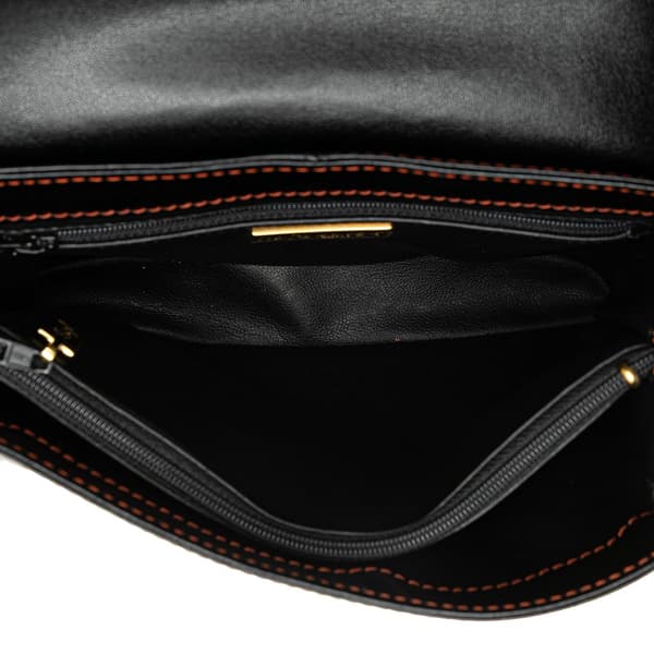Pre-owned Yves Saint Laurent Leather Shoulder Bag Black