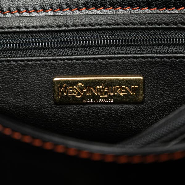Pre-owned Yves Saint Laurent Leather Shoulder Bag Black