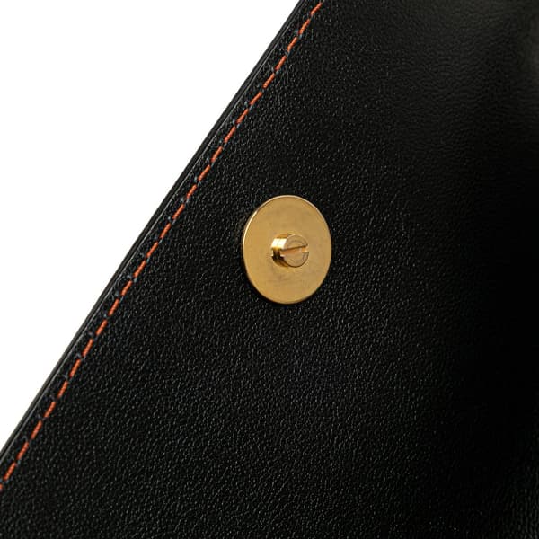 Pre-owned Yves Saint Laurent Leather Shoulder Bag Black