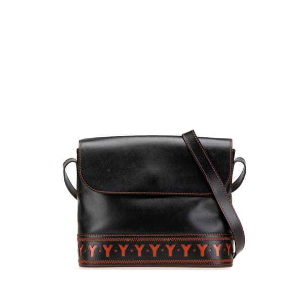 Pre-owned Yves Saint Laurent Leather Shoulder Bag Black