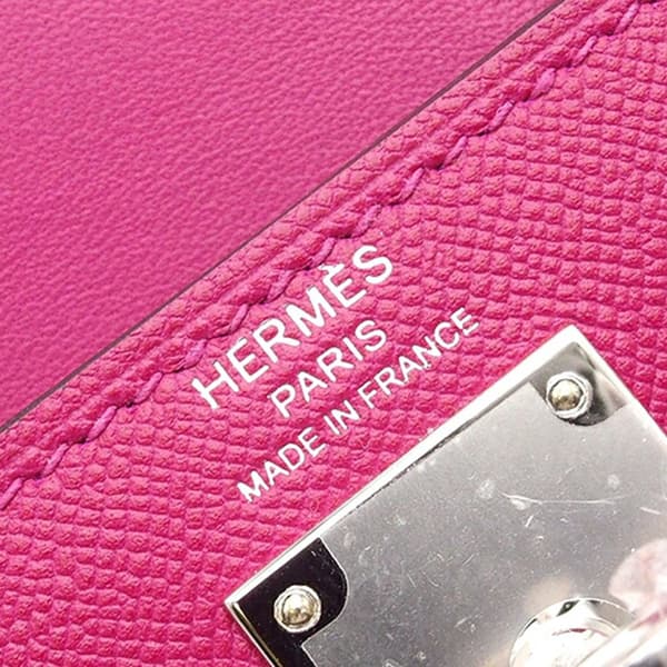 Pre-owned Hermès Madame Kelly Elan Pink
