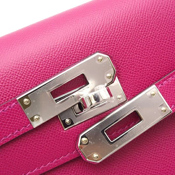 Pre-owned Hermès Madame Kelly Elan Pink