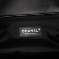 Miniatyrbild 5 av 10: Pre-owned Chanel Medium Quilted Metallic Knit Pluto Glitter Flap Black