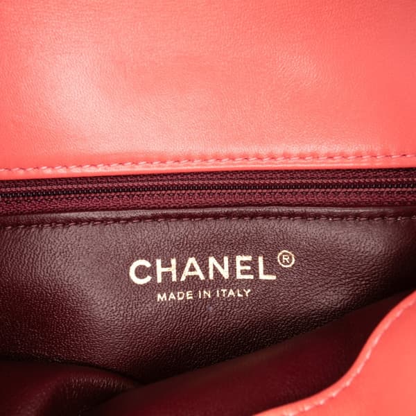 Pre-owned Chanel Quilted Lambskin Trendy CC Flap Pink
