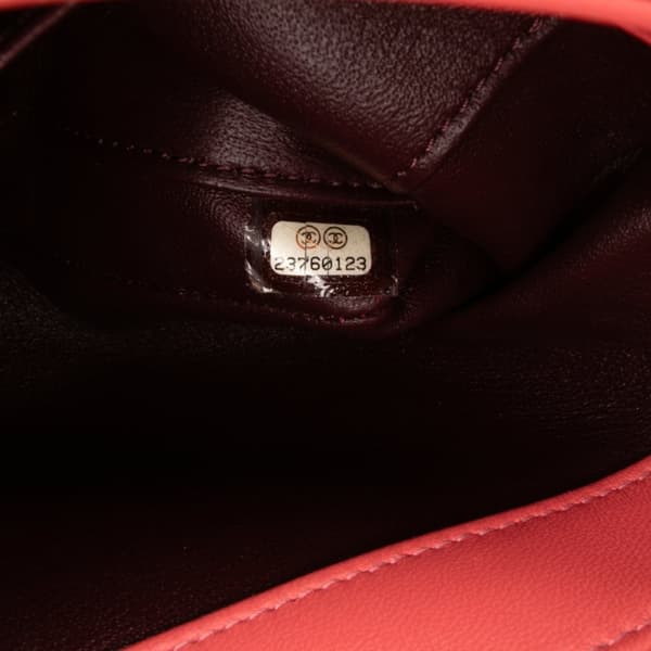 Pre-owned Chanel Quilted Lambskin Trendy CC Flap Pink