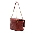 Miniatyrbillede 2 af 10: Pre-owned Chanel CC Quilted Calfskin Ultimate Stitch Retro Chain Flap Red