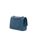 Miniatyrbild 2 av 10: Pre-owned Chanel Medium Classic Lambskin Double Flap Blue