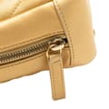 Miniatyrbilde 8 av 10: Pre-owned Chanel CC Chevron Lambskin Camera Shoulder Bag Gold