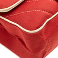 Miniatyrbillede 10 af 10: Pre-owned Chanel Jumbo Chevron Jersey Leo Lion Flap Red