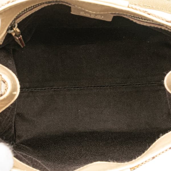Pre-owned Gucci GG Canvas Shoulder Bag Brown