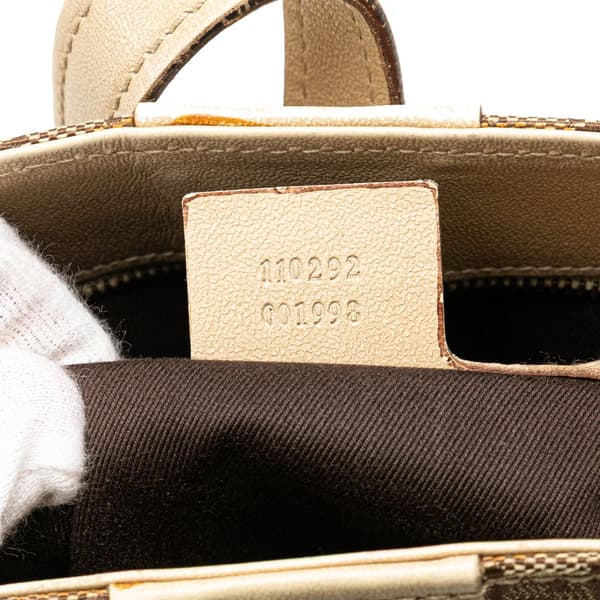 Pre-owned Gucci GG Canvas Shoulder Bag Brown