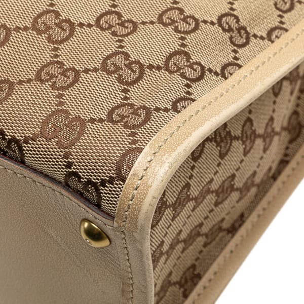 Pre-owned Gucci GG Canvas Shoulder Bag Brown