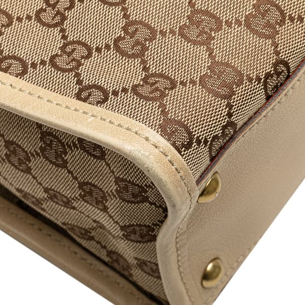 Pre-owned Gucci GG Canvas Shoulder Bag Brown