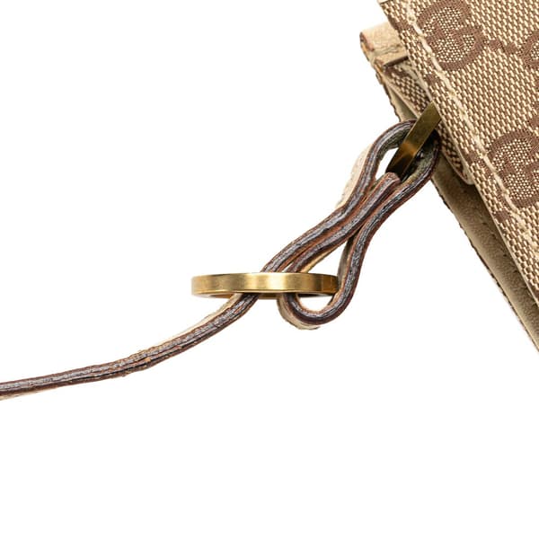 Pre-owned Gucci GG Canvas Shoulder Bag Brown