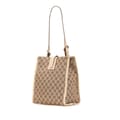 Miniatyrbillede 2 af 10: Pre-owned Gucci GG Canvas Shoulder Bag Brown