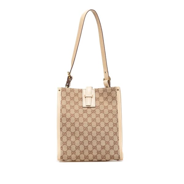 Pre-owned Gucci GG Canvas Shoulder Bag Brown