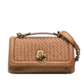 Pikkukuva 1 / 10: Pre-owned Bottega Veneta Nappa Intrecciato Olimpia Knot Shoulder Bag Brown