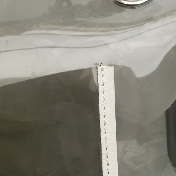Pre-owned Chanel Large PVC and Lambskin Naked Flap Black