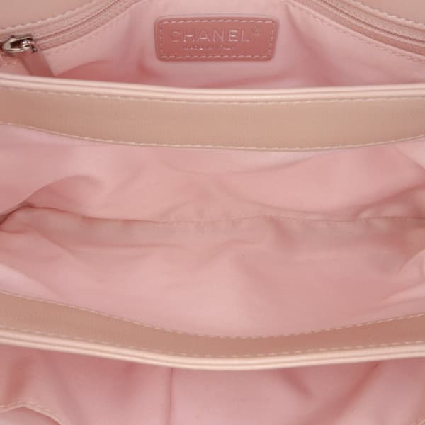 Pre-owned Chanel Medium Quilted Lambskin 3 Accordion Flap Pink