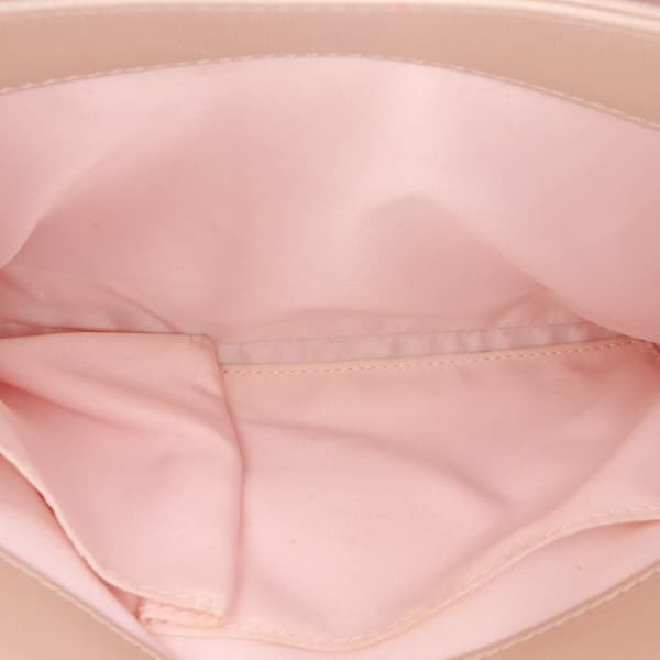 Pre-owned Chanel Medium Quilted Lambskin 3 Accordion Flap Pink