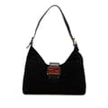 Pikkukuva 1 / 10: Pre-owned Fendi Suede Shoulder Bag Black