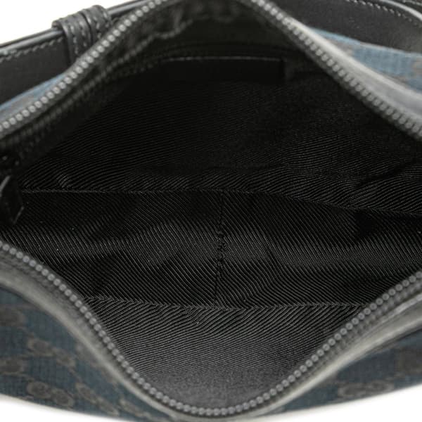 Pre-owned Gucci GG Canvas Shoulder Bag Blue