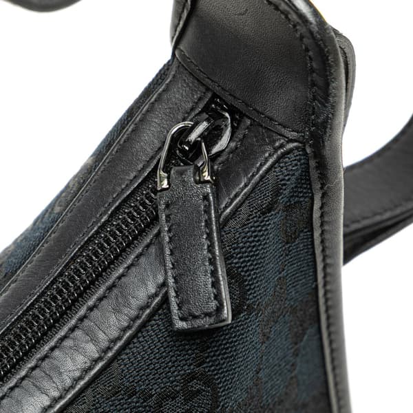 Pre-owned Gucci GG Canvas Shoulder Bag Blue
