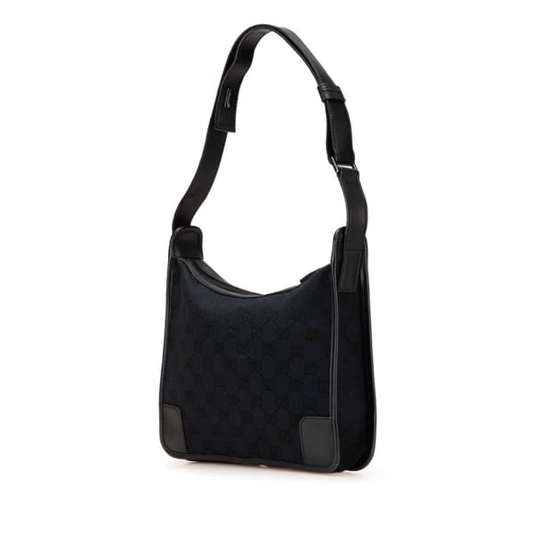 Pre-owned Gucci GG Canvas Shoulder Bag Blue