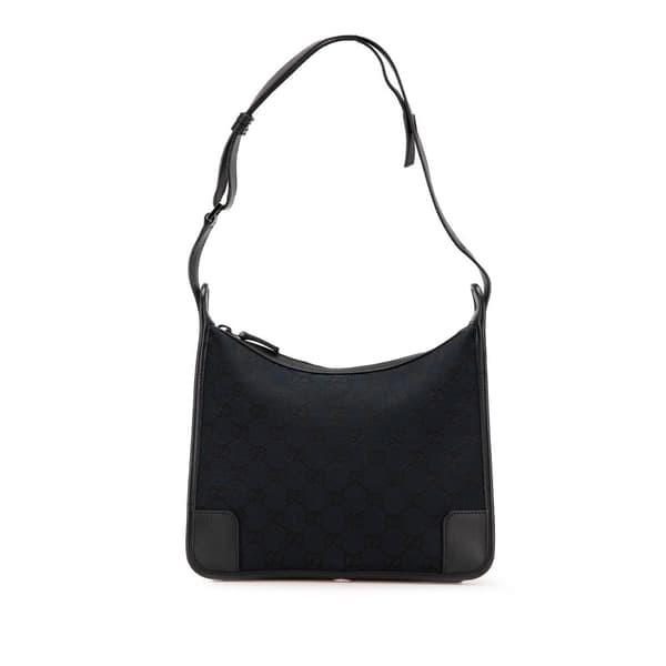 Pre-owned Gucci GG Canvas Shoulder Bag Blue