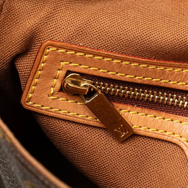 Pre-owned Louis Vuitton Monogram Mini Looping Brown