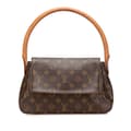 Miniatyrbilde 1 av 10: Pre-owned Louis Vuitton Monogram Mini Looping Brown